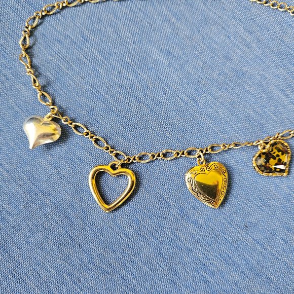 ❤️💛Betsey Johnson 15 HEARTS Necklace - EPC💛❤️ - Picture 5 of 7